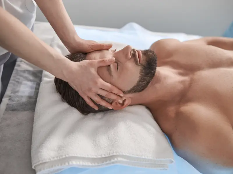How does massage relax the body